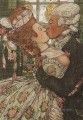 book of the marquise illustration 9 1918 Konstantin Somov sexual naked nude